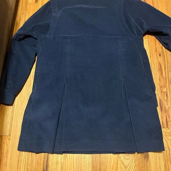 London House Navy Corduroy Skirt Suit Set Size 12(Fits LikeUS 8)made in Scotland - Picture 5 of 9